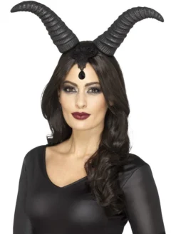 Fun Place Cosplay Demonic Queen Horns, On Headband