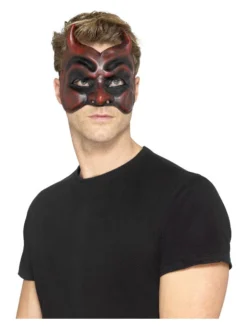 Fun Place Masquerade Devil Mask, Latex Masks