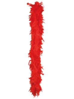 Fun Place Red 1.8m Feather Boa (50g) Decades & Eras