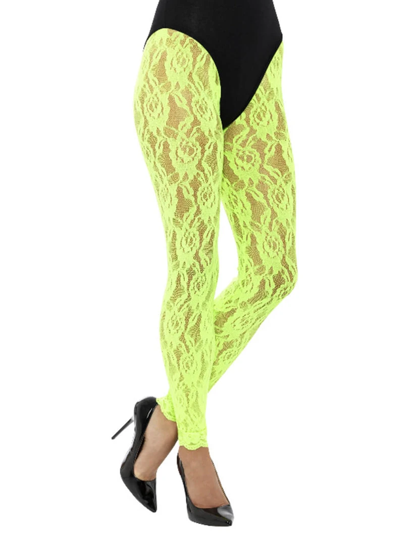 Fun Place 80s Lace Leggings Decades & Eras 3 Fun Place 80s Lace Leggings Decades & Eras
