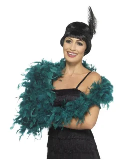 Fun Place Decades & Eras Deluxe Boa, Teal