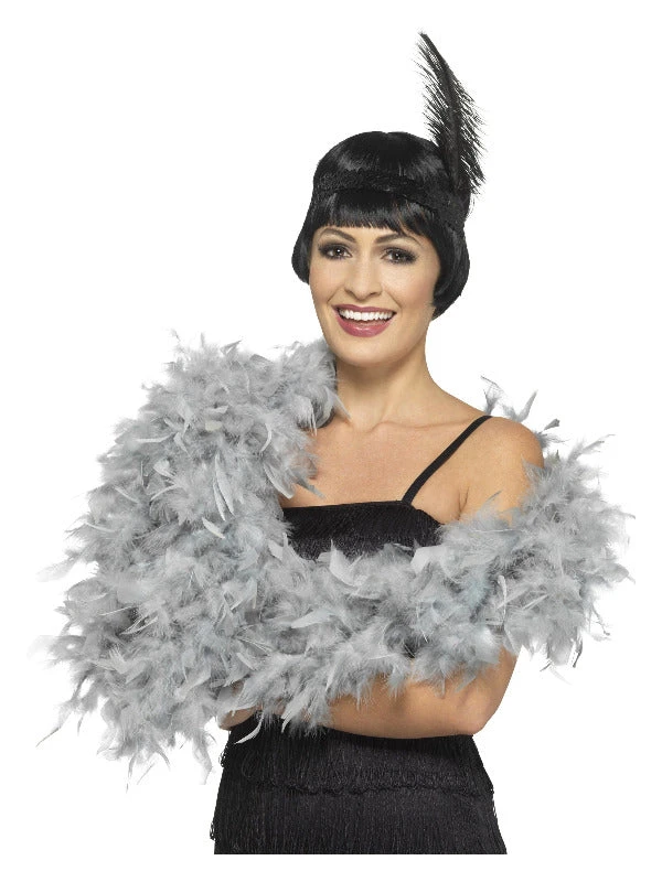 Fun Place Deluxe Boa, Silver 3 Fun Place Deluxe Boa, Silver