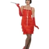 Fun Place Flapper Dress - Red Decades & Eras