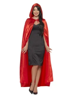 Fun Place Satin Hooded Cape
