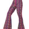 Fun Place 60s Psychedelic CND Flared Trousers, Mens, Multi-C Shop By Theme