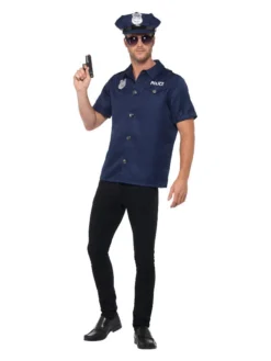 Fun Place US Cop Costume, Navy