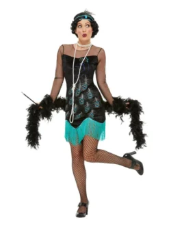 Fun Place 20s Peacock Flapper Costume