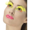Fun Place UV 80s Polka Dot Eyelashes, Neon Yellow