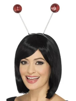 Fun Place Red Glitter Ball Boppers Cosplay