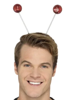 Fun Place Red Glitter Ball Boppers Cosplay