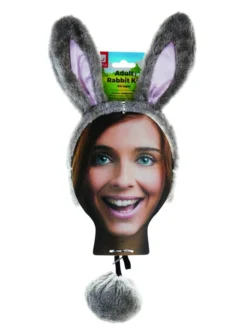 Fun Place Adult Rabbit Kit, Grey