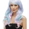 Fun Place Cosplay Fashion Unicorn Pastel Wig, Wavy, Long, Multi-Colo