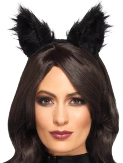 Fun Place Long Pile Fur Cat Ears I Hate Fancy Dress!