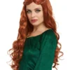 Fun Place Medieval Princess Wig, Auburn