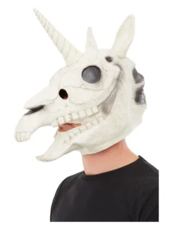 Fun Place Unicorn Skull Latex Mask Animals