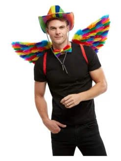 Fun Place Festivals Rainbow Feather Wings
