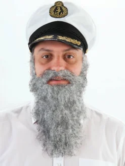 Fun Place Grey Medium Character Beard & Moustache