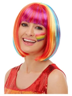 Fun Place Rainbow Bob Wig Cosplay