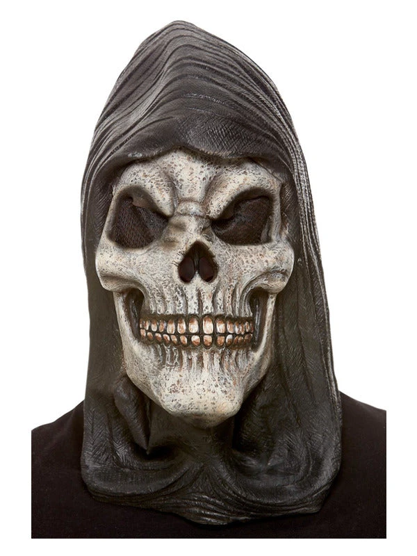 Fun Place Masks Hooded Skeleton Latex Mask 3 Fun Place Masks Hooded Skeleton Latex Mask