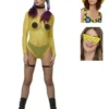 Fun Place Smiley Fishnet Bodysuit Complete Bundle