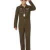 Fun Place Top Gun Maverick Child's Aviator Costume, Green 1 Fun Place Top Gun Maverick Child's Aviator Costume, Green