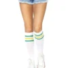 Fun Place Athletic Striped Knee Highs Cosplay