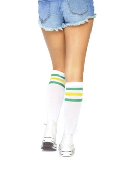 Fun Place Athletic Striped Knee Highs Cosplay