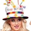 Fun Place Wigs & Hats Rainbow Happy Birthday Cake Hat 2 Fun Place Wigs & Hats Rainbow Happy Birthday Cake Hat