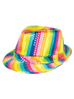 Fun Place Festivals Rainbow Popstar Hat