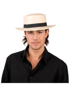 Fun Place Straw Boater Hat Around The World