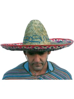 Fun Place Adult Straw Sombrero Hat Around The World