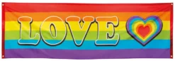 Fun Place Pride & Drag Rainbow Love Banner
