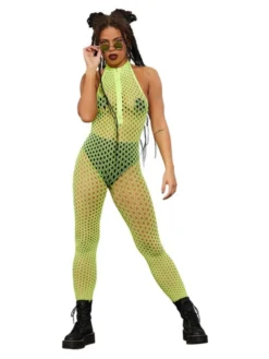 Fun Place Festivals Fever Sleeveless Zipped Body Stocking