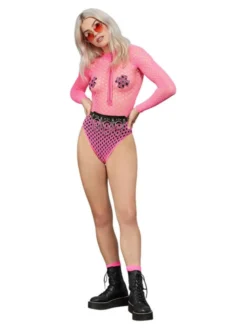 Fun Place Fever Long Sleeved Zipped Body Suit Festivals