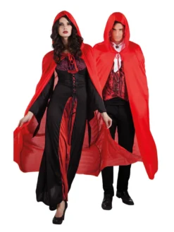 Fun Place Accessories Red Hooded Cape (180cm)