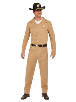 Fun Place 80's Sheriff Costume, Beige 8 Fun Place 80's Sheriff Costume, Beige