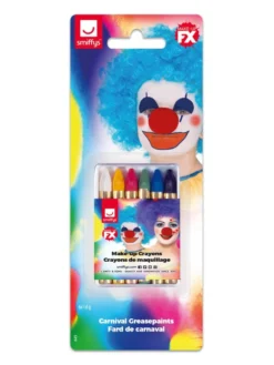 Fun Place Smiffys Make-up FX, Carnival Face/Body Crayons, Cosplay