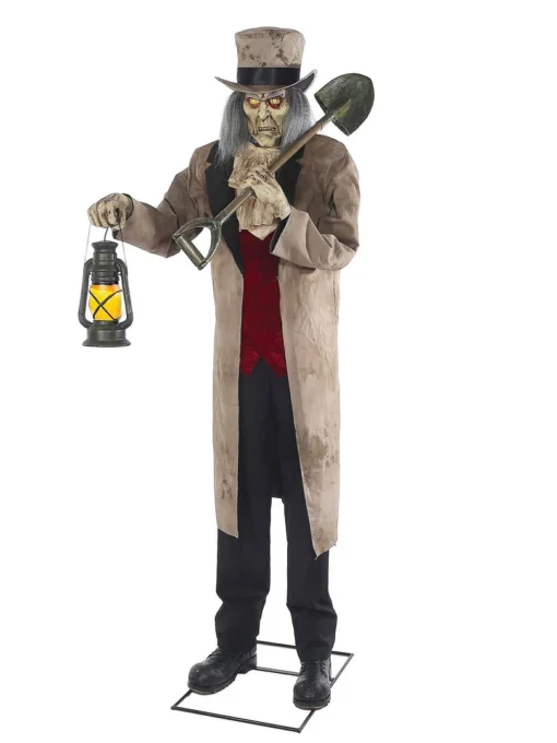 Fun Place Gravedigger Animated Figure (2m Tall) 6 Fun Place Gravedigger Animated Figure (2m Tall)