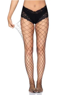 Fun Place Fencenet Diamond Panty Hose +