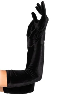 Fun Place Cosplay Velvet Opera Length Gloves