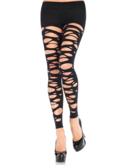 Fun Place Tattered Footless Tights Cosplay