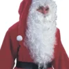 Fun Place Beards & Facial Hair Long White Santa Beard/Tache