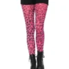 Fun Place Neon Leopard Print Tights Cosplay