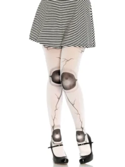Fun Place Cosplay Cracked Doll Pantyhose