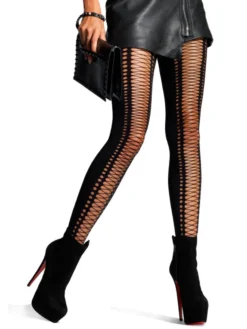 Fun Place Cosplay Spandex Lace Up Pantyhose