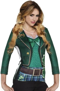 Fun Place Womens Irish Photo Realistic Shirt Small