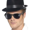 Fun Place Decades & Eras Flocked Fedora Hat