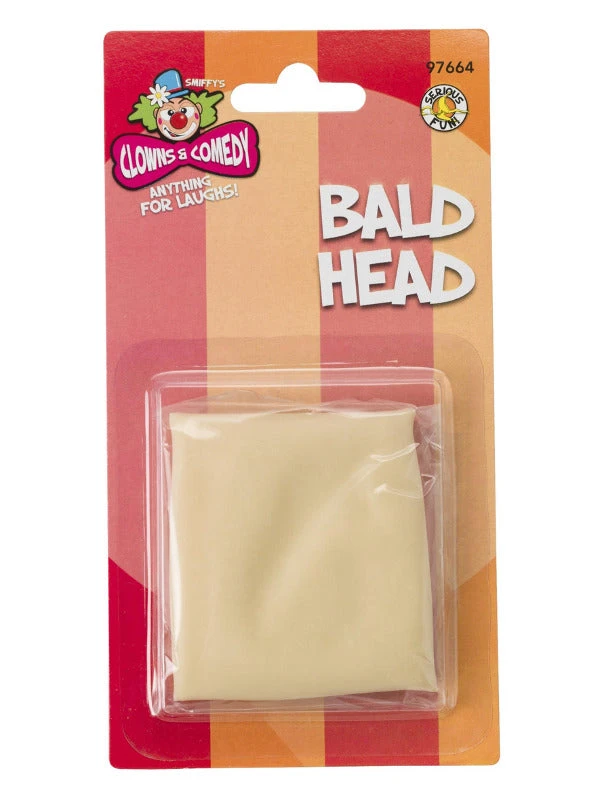 Fun Place Wigs & Hats Bald, Skin Head, Flesh 4 Fun Place Wigs & Hats Bald, Skin Head, Flesh