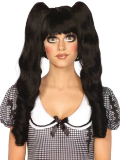 Fun Place Cosplay Dolly Bob Wig With Clips - Black