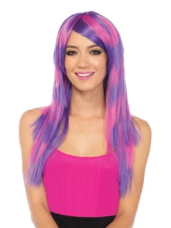 Fun Place Cosplay Cheshire Layered Two Tone Wig